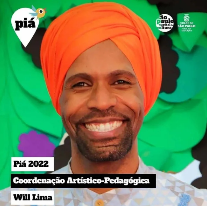 Will Lima, coordenador artístico-pedagógico do PIÁ