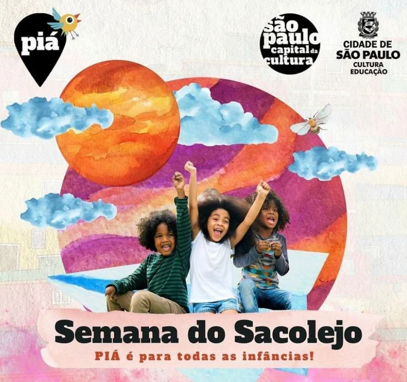 Crianças na Semana do Sacolejo do Programa PIÁ